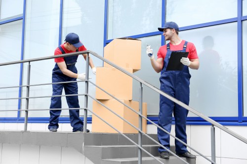 Customer complaint being documented during a removal service