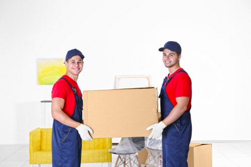Removal van service loading household items in Maidavale