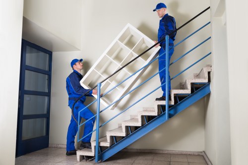 Professional flat removal team handling apartment move in Maidavale