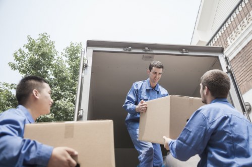 Packing boxes and moving supplies in Maidavale for a home relocation