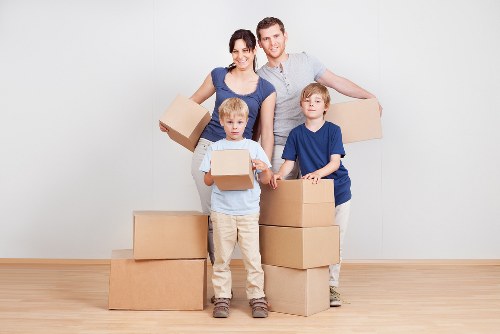 Commercial moving team planning a business relocation in Maida Vale
