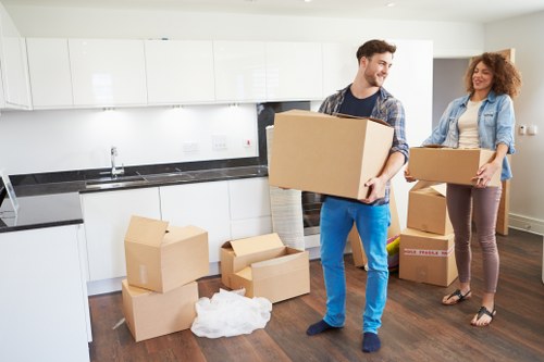 Safe and professional Maidavale removals service in action
