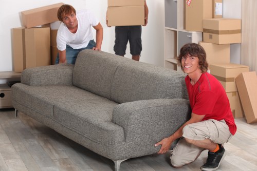 Packing and loading support for a Maida Vale office move