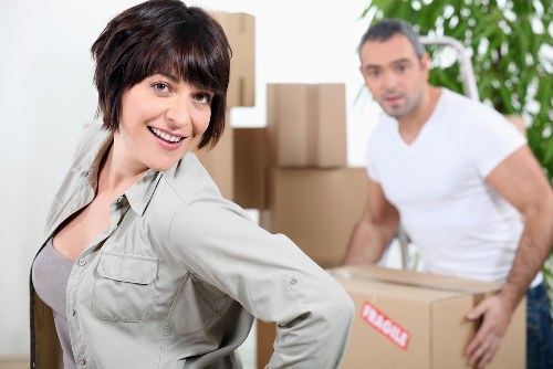 Secure packing for office removals in Maidavale