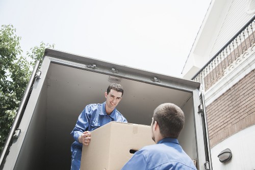 House removals team transporting furniture safely in Maidavale