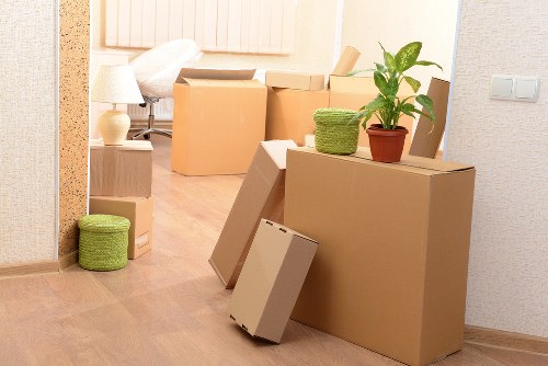 Smooth final stage of a Maidavale removal service with organized unloading